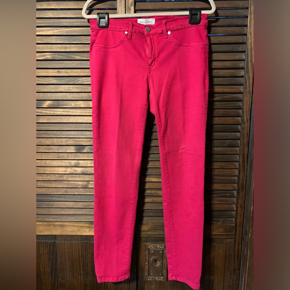 Henry & Belle pink super skinny pant Size 31